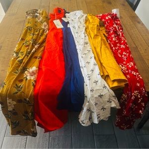 ❗️6 NEW Dresses❗️Size: M; Brand: Xhilaration; A New Day; By Junkfood; A New Day